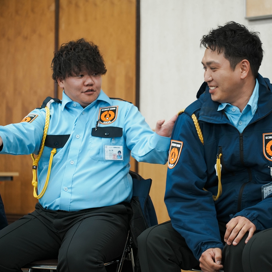 経験豊富な警備員と質の高いコミュニケーション